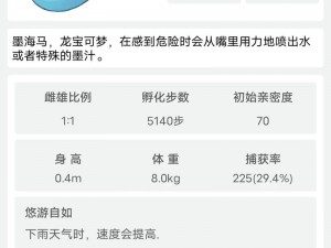 精灵宝可梦GO海刺龙全面解析：特性分布地点技能图鉴详解