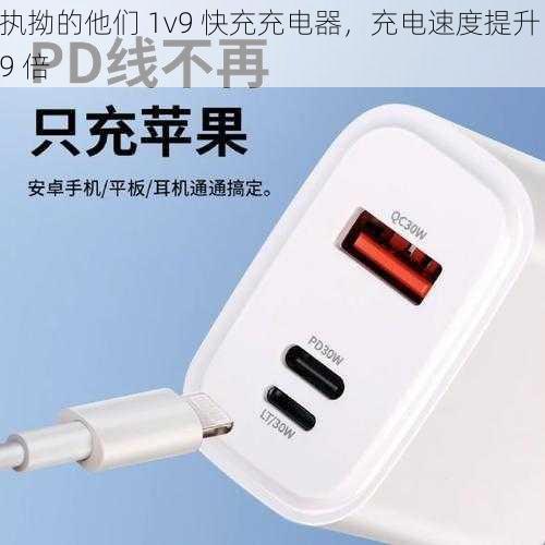 执拗的他们 1v9 快充充电器，充电速度提升 9 倍