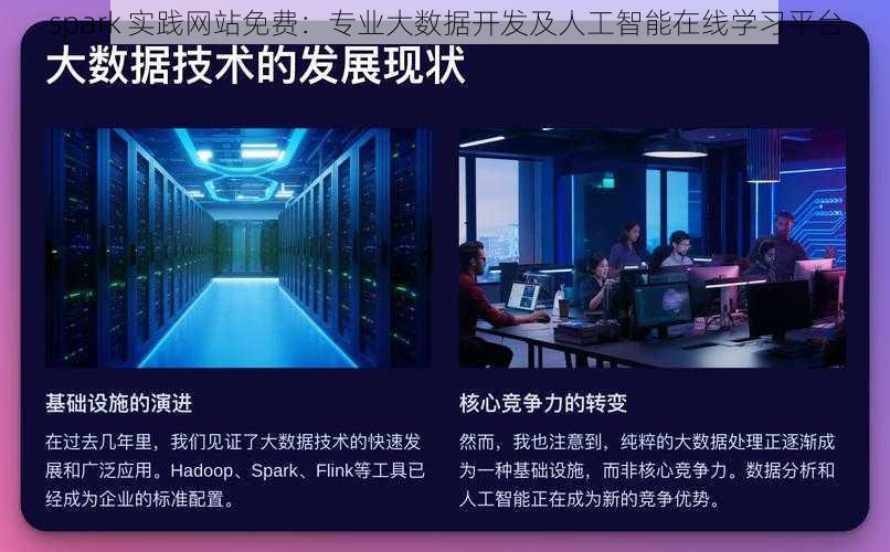 spark 实践网站免费：专业大数据开发及人工智能在线学习平台