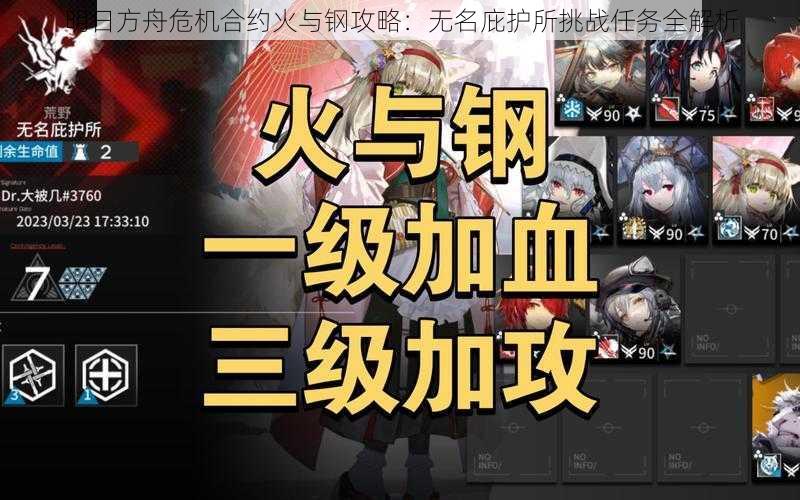 明日方舟危机合约火与钢攻略：无名庇护所挑战任务全解析