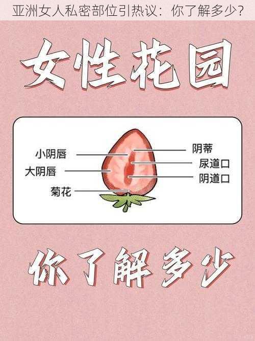 亚洲女人私密部位引热议：你了解多少？