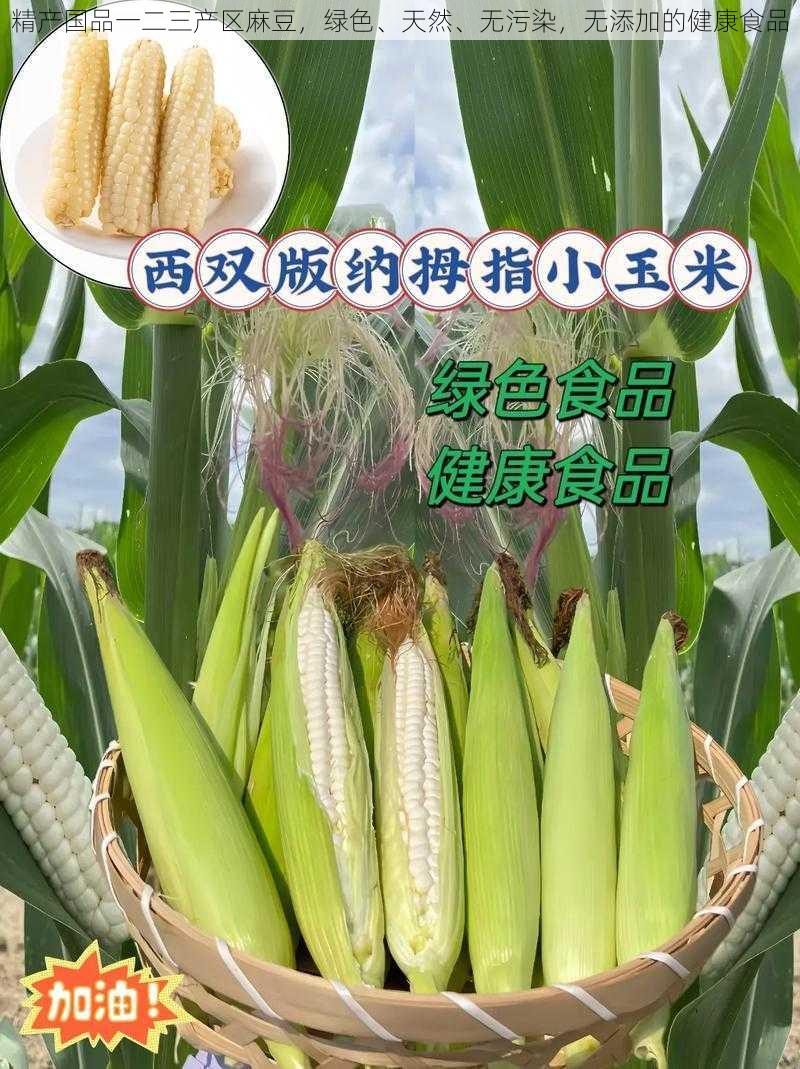 精产国品一二三产区麻豆，绿色、天然、无污染，无添加的健康食品