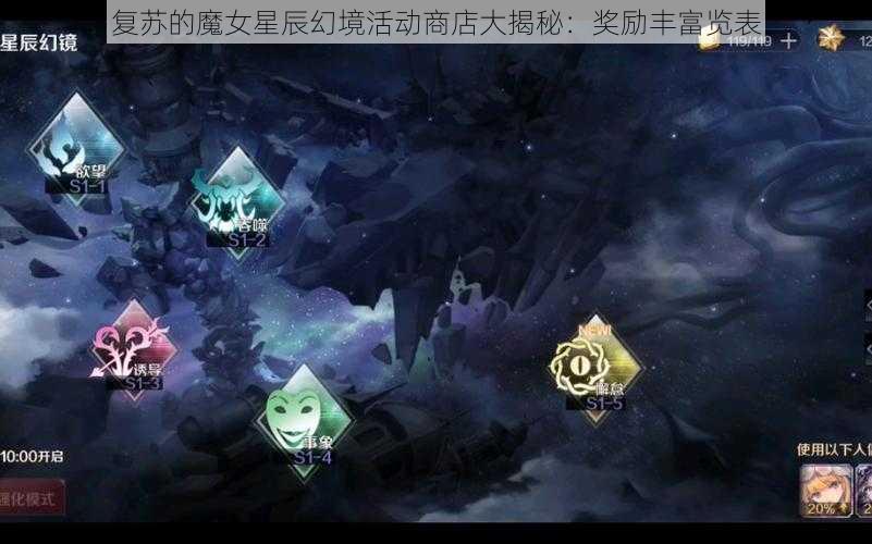 复苏的魔女星辰幻境活动商店大揭秘：奖励丰富览表