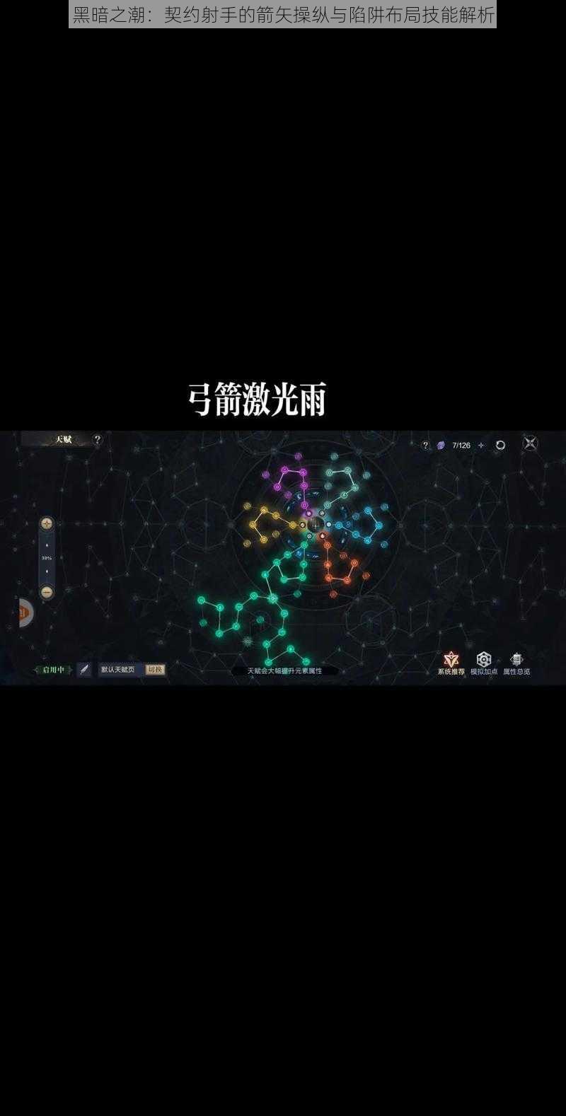 黑暗之潮：契约射手的箭矢操纵与陷阱布局技能解析